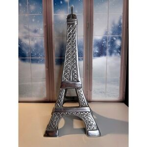 Metal Eiffel Tower Sculpture – Heavy Decorative Paris Tower – Vintage Style